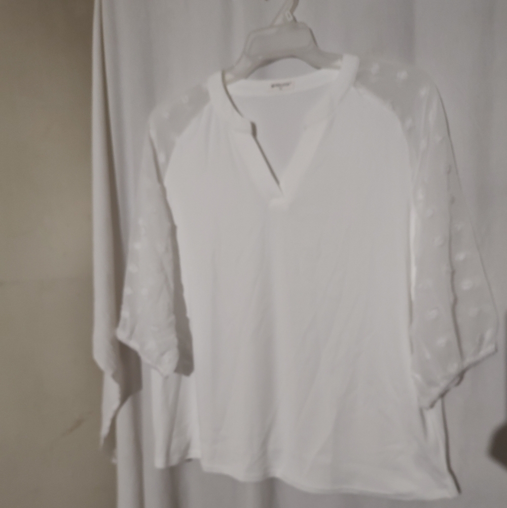 Elegant White Women's Top